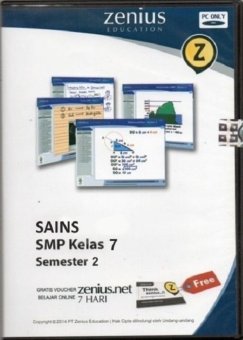 Zenius Set CD SMP Sains kelas 7 semester 2