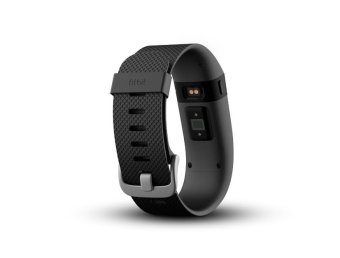 Fitbit Charge HR Wireless Activity + Sleep Wristband Small Black(FREE QCY wireless bluetooth headphones Grey)