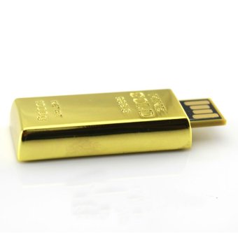 Flash 8GB Gold Bar Usb 2.0 Flashdisk Flashdrive Emas Batangan Flash Disk Gold Bullion