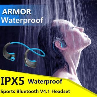 China merek telepon kepala Dacom baja G06 Bluetooth v4,1 Earphone nirkabel IPX5 lewat Headset sport Waterproof anti-keringat telinga-kait lari telepon kepala dengan mikrofon - International