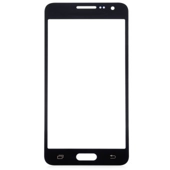 TimeZone Outer Glass Lens Touch Screen Protective Cover with Repair Tools for Samsung A3 (Black)