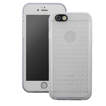 EOZY Silikon Tahan Air layar sentuh ponsel tahan air untuk menutupi kasus aman kejutan iPhone 6/6S (transparansi)