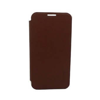 Ume Flip Leather Case Cover For Tab Lenovo 2 A7-10 - Cokelat