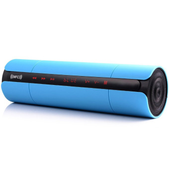 NFC FM HIFI Bluetooth Portable Speaker (Blue) - Intl
