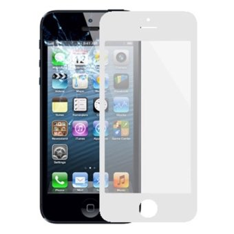 10 PCS iPartsBuy for iPhone 5 and 5S Front Screen Outer Glass Lens(White)
