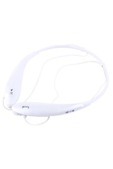 Moonar Stereo Bluetooth Wireless Sports Headsets Headphones Earphones (White)