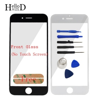 Front Outer Screen Glass Panel Lens Replacement + Free Tools Kit For Apple iPhone 5 5G 5S - Black White - intl