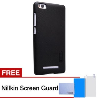 Nillkin Frosted Hard Case For Xiaomi Mi4i Hitam + Gratis ScreenGuard Nillkin