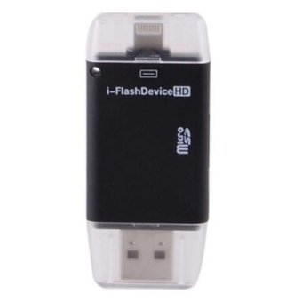 i-Flash Drive External Storage OTG Card Reader for Apple iPhone / iPad - Hitam