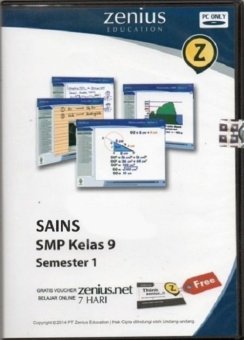 Zenius Set CD SMP Sains kelas 9 semester 1