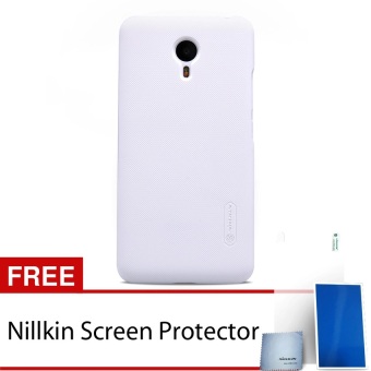 Nillkin Untuk Meizu M2 Super Frosted Shield Hard Case - Putih + Gratis Nillkin Screen Protector