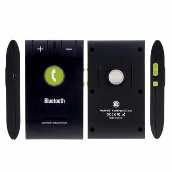 Ajusen Newest V4.0+EDR Multifunctional Universal Dual-Standby Sunvisor Wireless Bluetooth Car Kit Handsfree Speaker Music Play - intl
