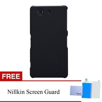 Nillkin For Sony Xperia Z3 Compact Super Frosted Shield Hard Case Original - Hitam + Gratis Nillkin Screen Protector
