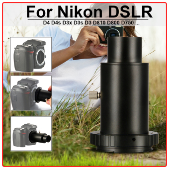 XCSource T-Cincin + 3.18 cm adaptor teleskop Gunung + tabung ekstensi untuk Nikon DSLR