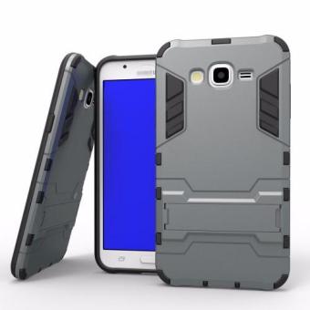 ProCase Shield Armor Kickstand Iron Man Series for Samsung Galaxy On 7/G6000 - Grey