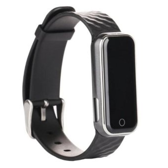 Aibot QS50 Sports FitnessTracker Bracelet Pedometer Heart Rate Sleep Monitor Data Reminder Wristband for IOS Android - intl