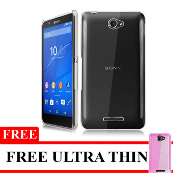 Softcase Ultrathin Soft for Sony Xperia E4 - Clear + Gratis Ultrathin