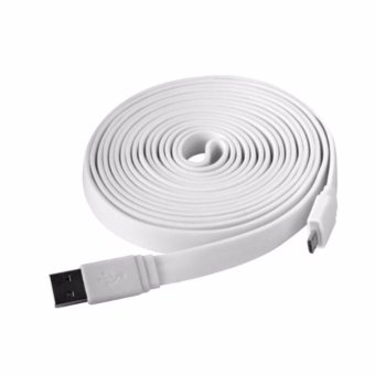 MQ Cable Data 3M Micro USB 3 Meter 300cm - Kabel Charger Putih