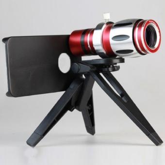 Lesung Telephoto Lens Kit 12.5x Zoom Magnifier for iPhone 5/5s/SE - A-TL-002 - Red