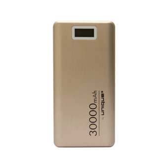 uNiQue Power Bank 30000mAh with LED - Gold