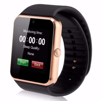 GT08 Bluetooth Smart Wristband SIM Card Watch with NFC Function for Android iPhone (Black) - intl