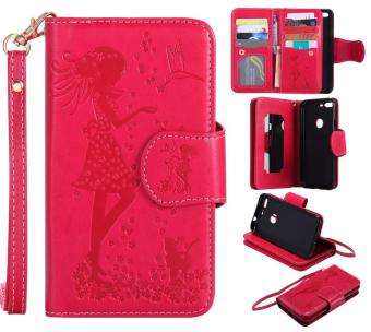 New Arrival Fashion Case 9 Card Leather Wallet Phone Case for Google Pixel(Red) - intl