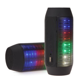 Portable Pulse Wireless Bluetooth Speaker LED Light For Party DJ (Black) - INTL