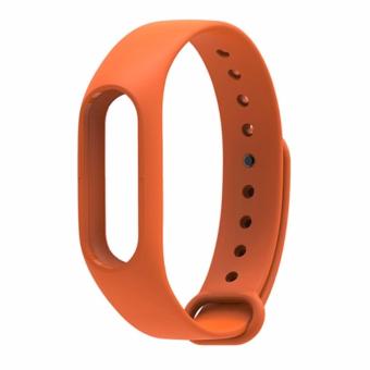 4Connect Rubber Wristband Replacement for Xiaomi Miband 2-Orange