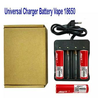 Vape Charger Batere Rokok Eletrik Dan 1pcs Batere 3000Mah