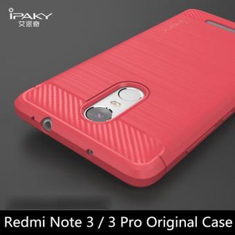 IPAKY For Xiaomi Redmi Note 3 iPaky Carbon Fiber Texture Brushed Soft Silicone case Cover for Xiaomi Redmi Note 3 anti-knock Case - intl