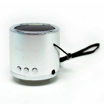 Speaker Blototh Insert Card Support MicroSD Card, USB Flash Disk, FM Radio - Z-12 - Abu-Abu