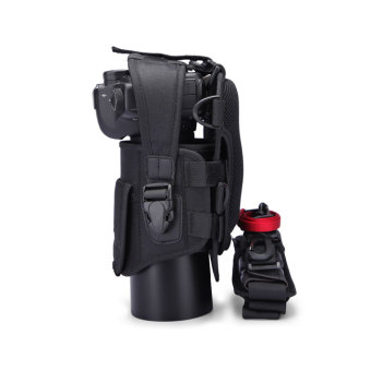 Black Camera Bag Case Cover Adjustable Strip for DSLR SLR Canon Nikon - intl