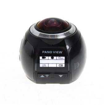 4K 360 Wifi Panoramic Ultra HD Sport Action Camera (Black) - intl