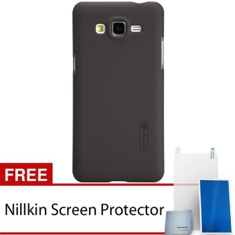 Nillkin Super Frosted Shield Samsung Galaxy Grand Prime (G5308W) - Coklat + Free Anti Gores Clear Nillkin