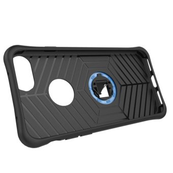 Heavy Duty Shockproof Dual Layer Hybrid Armor Protective Cover with 360 Degree Rotating Kickstand Case for iPhone 5 / 5S SE - intl