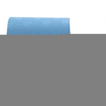 Tali bahu tas kulit kamera kasus bundel penutup untuk Fujifilm Instax Mini 8 (biru)