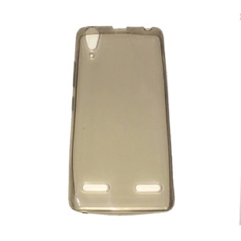 Priskila Ultrathin Softcase Untuk Lenovo A6000 Case Lentur Transparan Silicon Casing Cover - Hitam