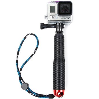 TMC Handheld Extendable Pole Monopod with Screw for GoPro Hero 4 /3+ / 3 / 2, Max Length: 49cm (Red) - Intl