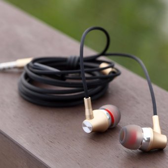 Foneng new gm in-ear earplugs drive-by-wire into metal headset is compatible with all mobile phone E535 - intl