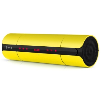 Portable KR8800 NFC FM HIFI Bluetooth Speaker Wireless StereoLoudspeakers Super Bass Caixa 02C2 (Yellow) - intl