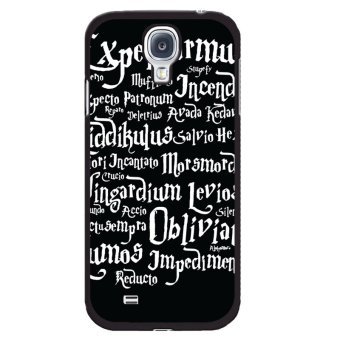 YM Harry Potter Spell Printed Case for Samsung Galaxy Mega 6.3 (Black)
