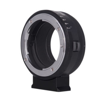 (IMPORT) MEIKE MK-NF-E Manual Focus Lens Mount Adapter Ring All Metal for Nikon F Lens to Sony Mirrorless E Mount Camera 3/3N/5N/5R/7/A7 A7R Full Frame