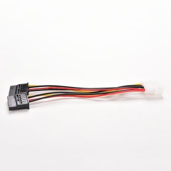 Amango IDE untuk ATA SATA tenaga HDD kabel adaptor 2 buah