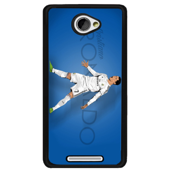 Y&M CR7 Football Player Phone Case for Sony Xperia E4 (Black) - intl
