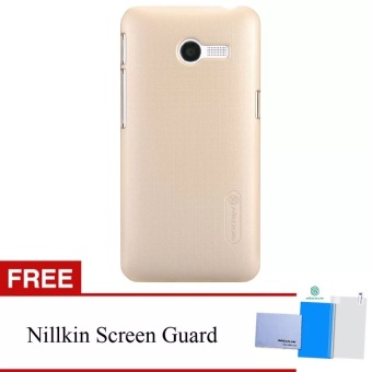 Nillkin Frosted Shield Hard Case Original untuk Asus Zenfone 4 (1600mAh) - Emas + Gratis Nillkin Screen Protector