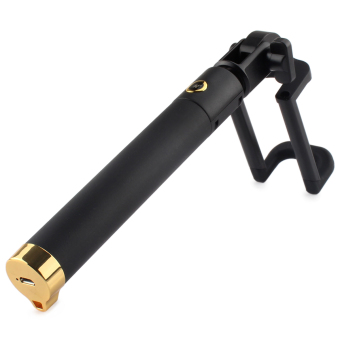 ZUNCLE Integrated Foldable Smart Shooting Bluetooth Smartphone Selfie Stick(Gold)