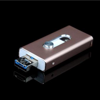 Ajusen Lightning OTG Flash Drive 64GB For iOS 10 and USB For Computer PC For Tablet OTG Pendrive for iPhone U Disk - intl