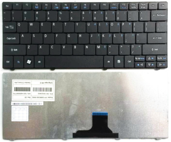 New Keyboard FOR ACER Aspire One 751 751H ZA3 ZA5 715 752 753 753H 722 721 1410 1810T US laptop keyboard black - intl