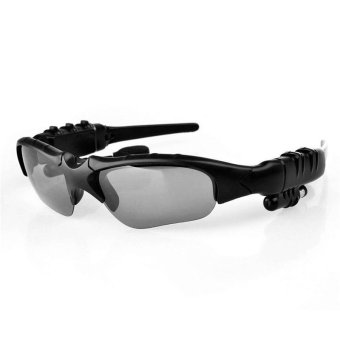 TOMSOO 1PC Bluetooth Sunglasses Sun Glasses Music Handsfree Headset Headphone��black ) - intl