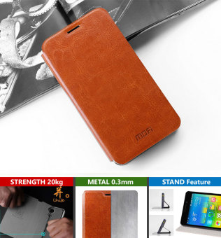 MOFI Soft Leather Flipcase Cover Xiaomi Redmi Mi4i - Coklat